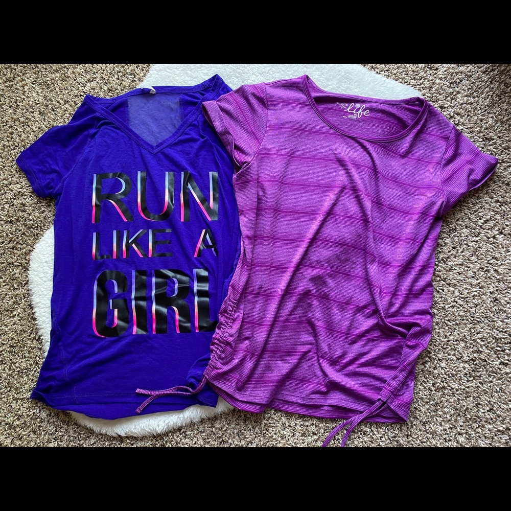 Athletic Dri fit material running tshirts